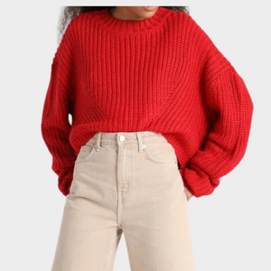 Gestrickter Cropped Pullover -  Beatrice