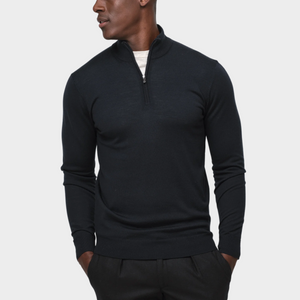 Half-Zip Strickpullover - Nico