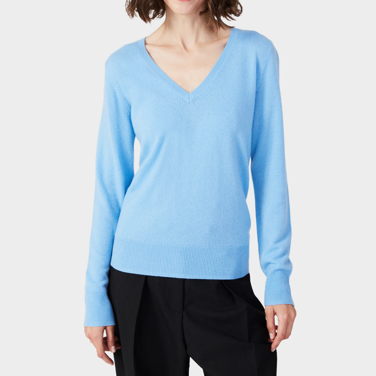 Eleganter V-Ausschnitt Pullover -  Charlotte