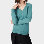 Eleganter V-Ausschnitt Pullover -  Charlotte