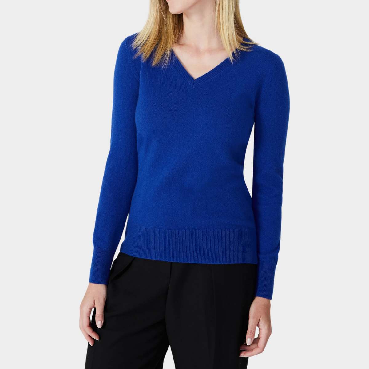 Eleganter V-Ausschnitt Pullover -  Charlotte