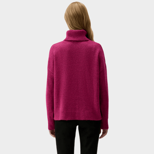 Farbiger Rollkragenpullover - Marie