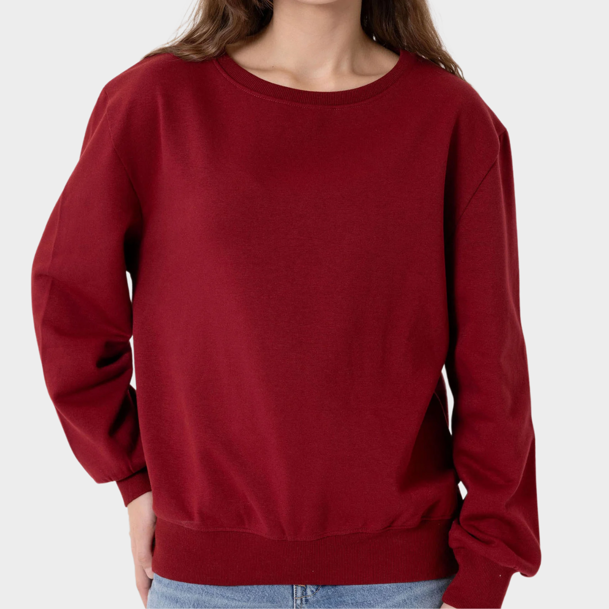 Sweatshirt mit Rundhalsausschnitt - Emilia