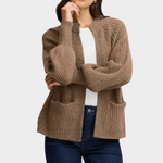 Weiche Strickjacke mit Offenem Schnitt - Magdalena