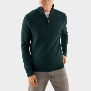 Pullover mit Halb-Reißverschluss - Leonard