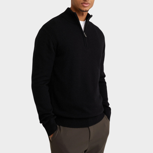 Gestrickter Half-Zip Pullover - Vince