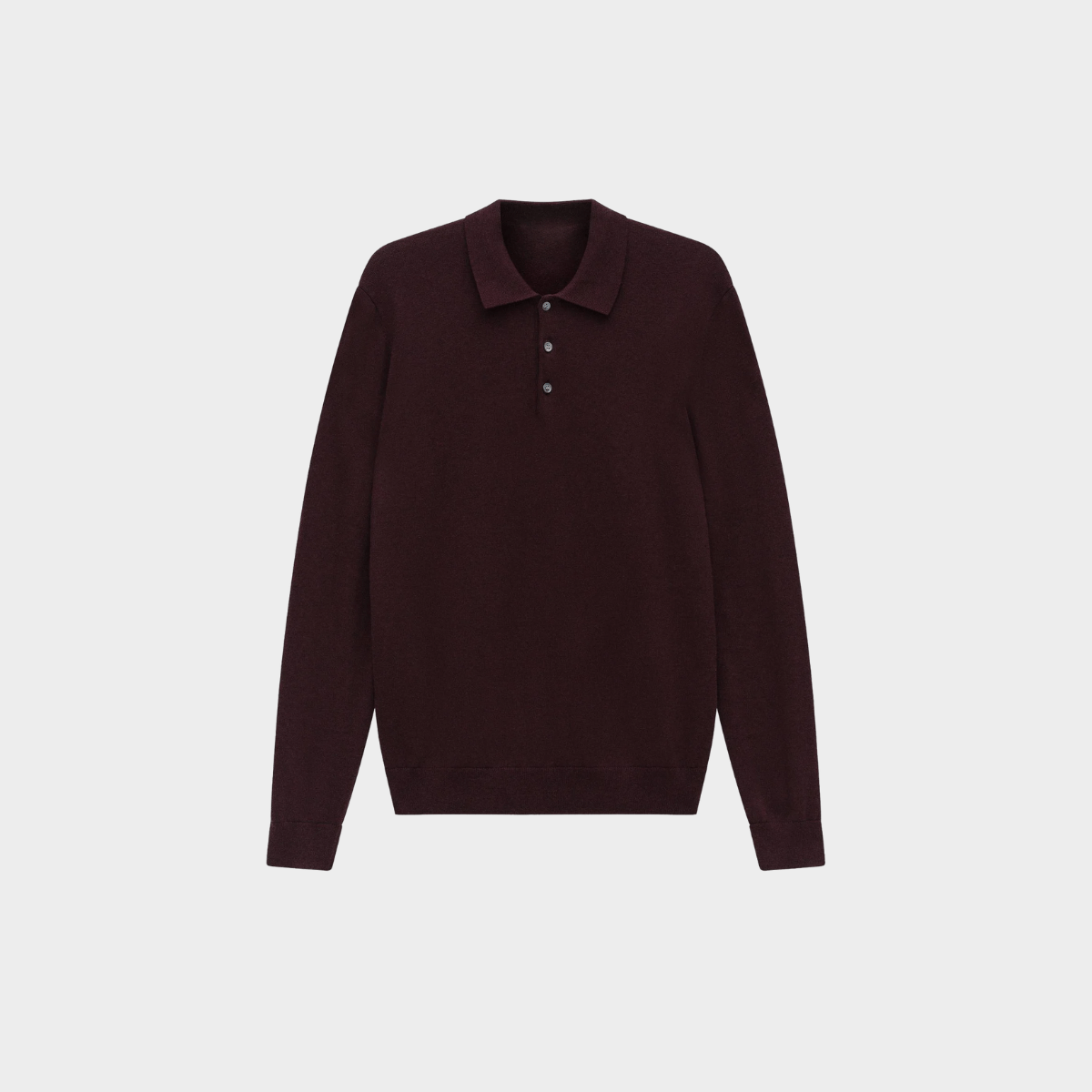 Langarm Polo Pullover - Florian