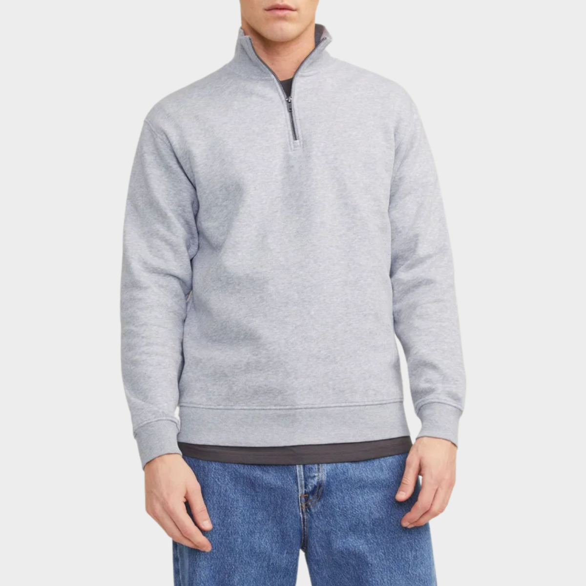 Gestrickter Half-Zip Pullover - Valentin