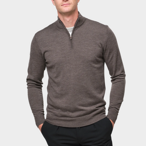 Half-Zip Strickpullover - Nico