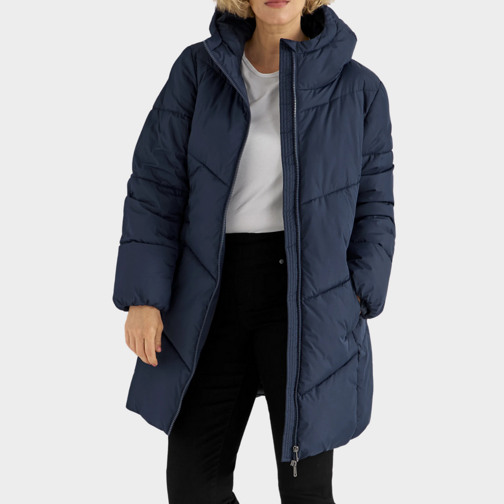 Wattierte Winterjacke Lang - Sophia