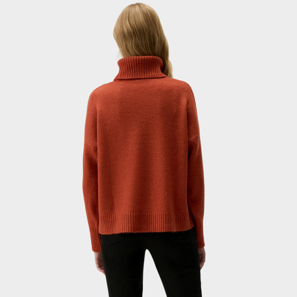 Farbenfroher Rollkragenpullover - Olivia