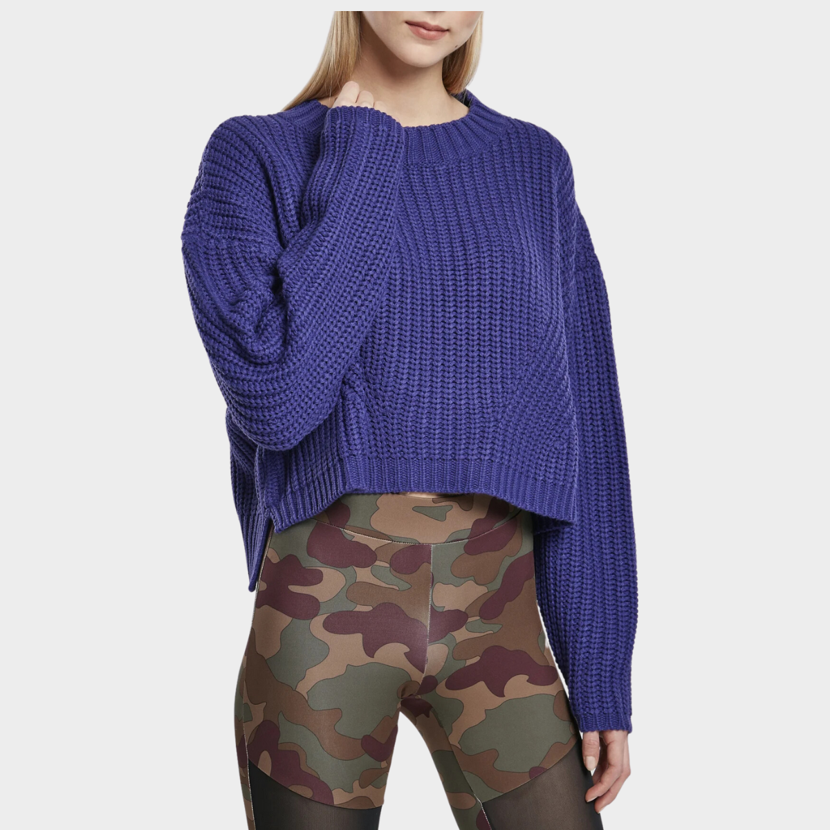 Gestrickter Cropped Pullover -  Beatrice