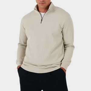 Gestrickter Half-Zip-Pullover - Benjamin