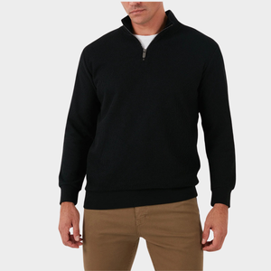 Gestrickter Half-Zip-Pullover - Benjamin