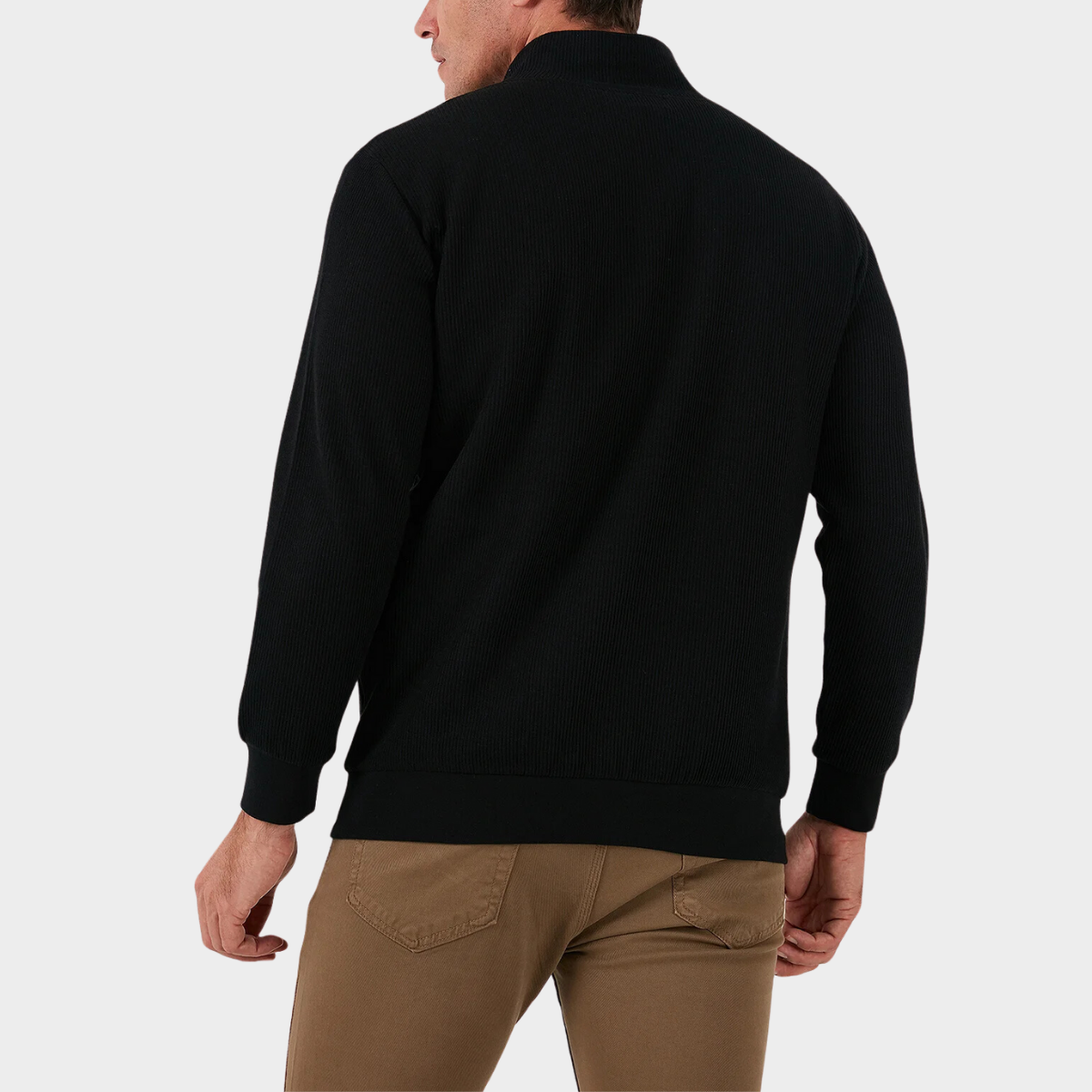 Gestrickter Half-Zip-Pullover - Benjamin