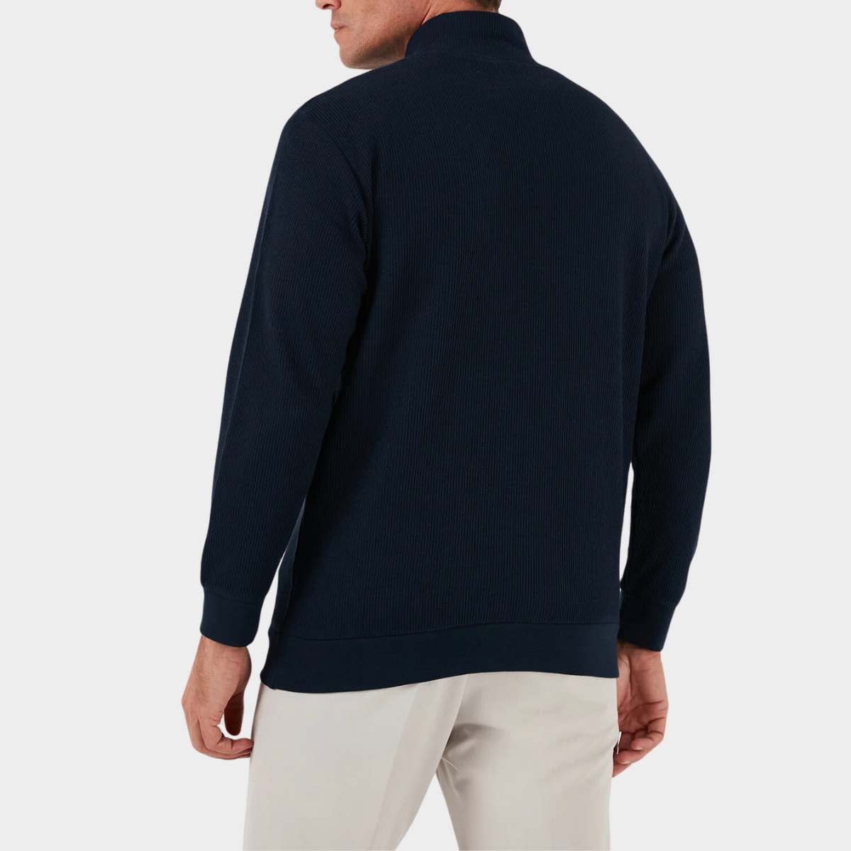 Gestrickter Half-Zip-Pullover - Benjamin